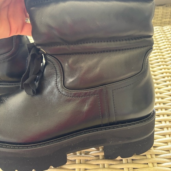 Stuart Weitzman Tyler Ultralift Lug Boots 8 winter snow skiing chunky layered - Picture 5 of 9